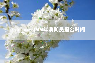 赤壁2020年消防员报名时间