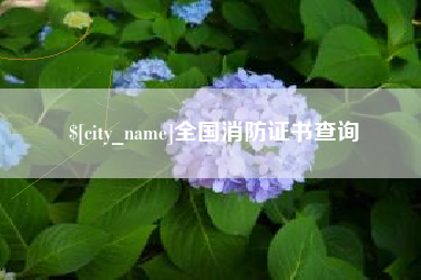 赤壁全国消防证书查询