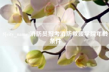 赤壁消防员报考消防救援学院年龄条件