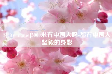 赤壁5000米有中国人吗-都有中国人坚毅的身影