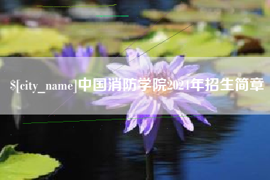 赤壁中国消防学院2024年招生简章