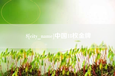 赤壁中国18枚金牌