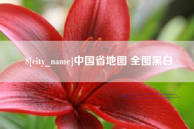 赤壁中国省地图 全图黑白