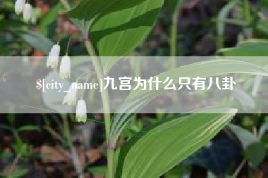 赤壁九宫为什么只有八卦