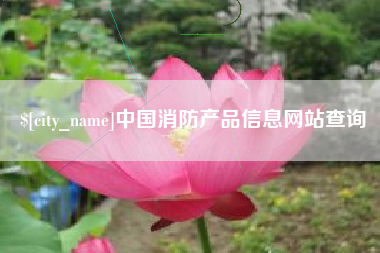 赤壁中国消防产品信息网站查询