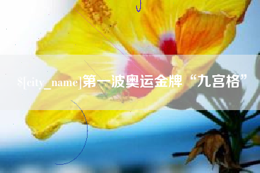 赤壁第一波奥运金牌“九宫格”