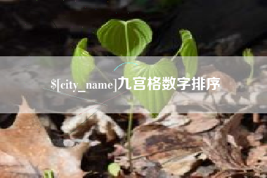 赤壁九宫格数字排序