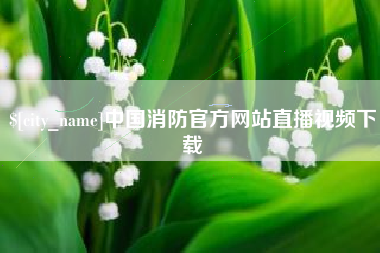 赤壁中国消防官方网站直播视频下载