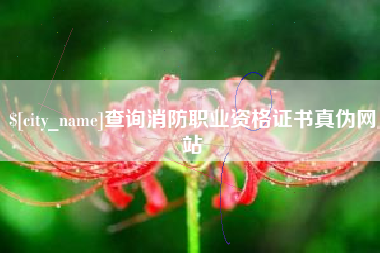 赤壁查询消防职业资格证书真伪网站