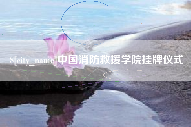 赤壁中国消防救援学院挂牌仪式